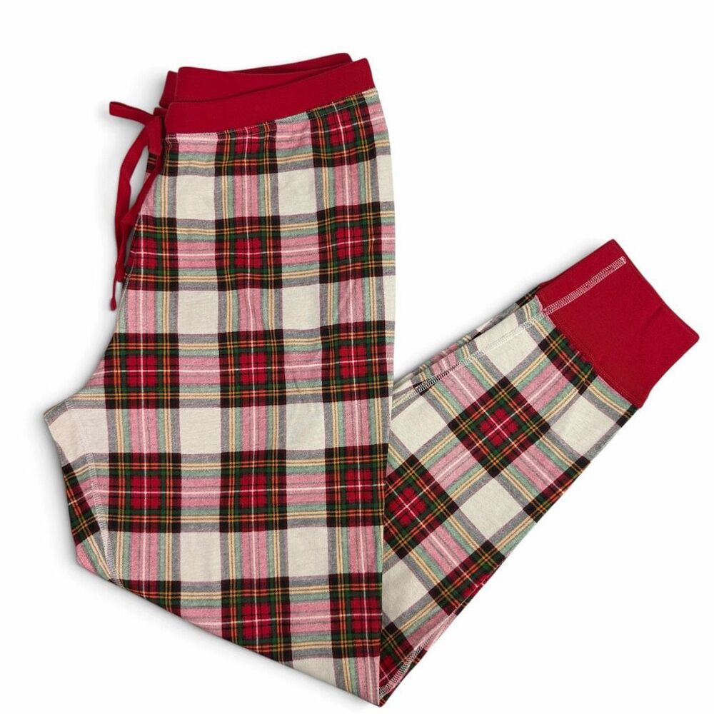 Hanna Andersson XL Long John Holiday Plaid Pajama Pants